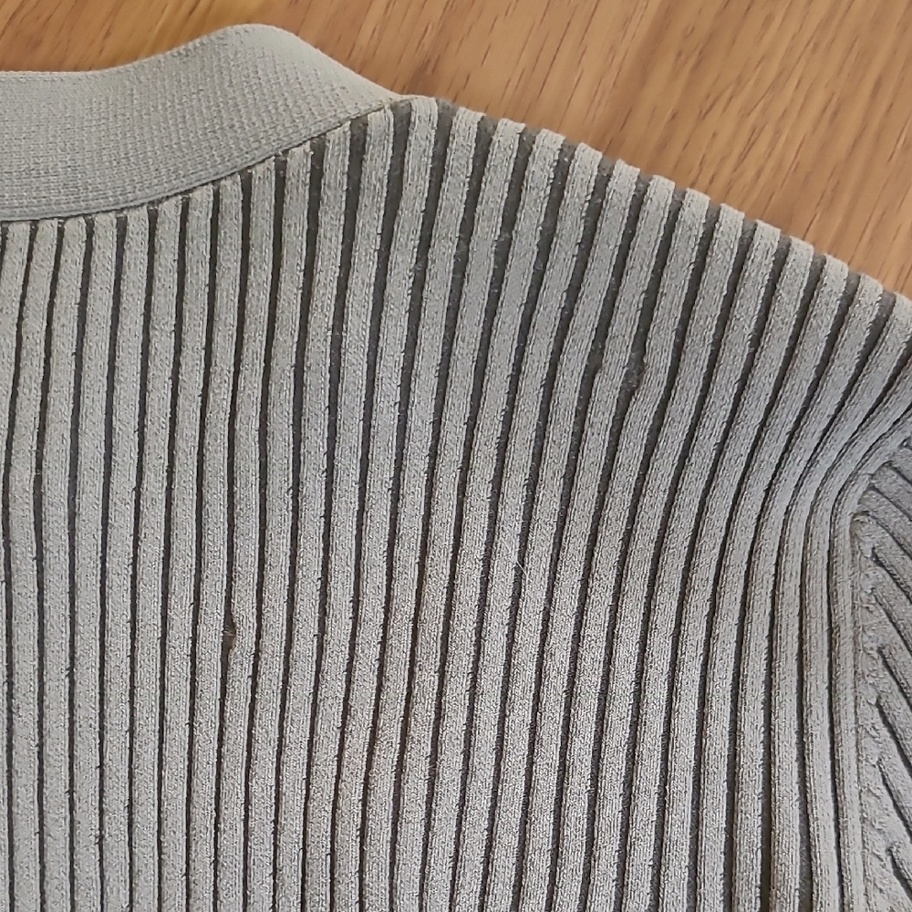 Anine Bing Olive Ribbed Knit - Picture 6 of 9